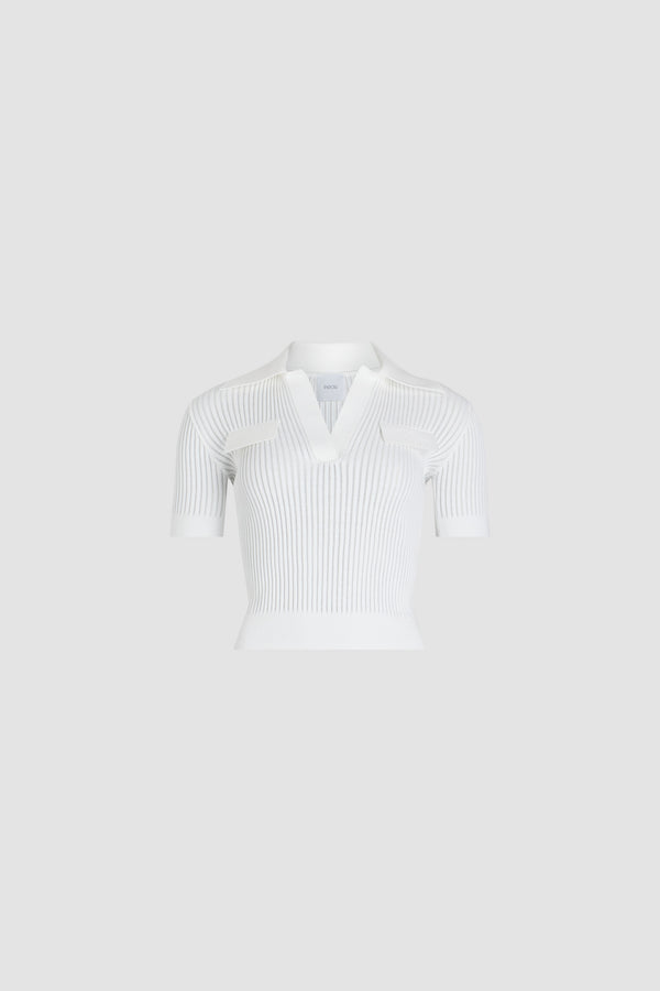 patou Polo en maille de coton
