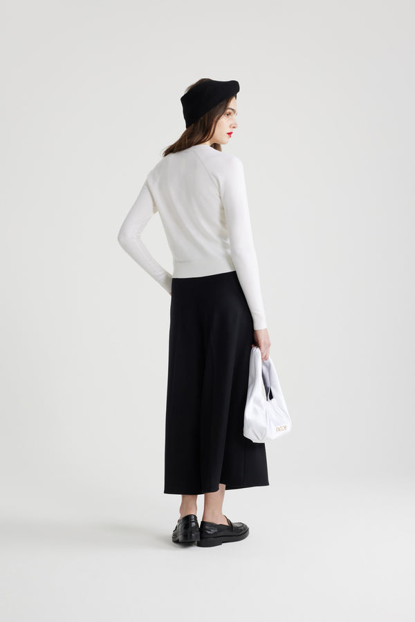 Patou Pull Patou En Laine Mélangée