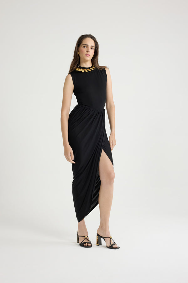 Patou Robe Dos Nu En Jersey Stretch
