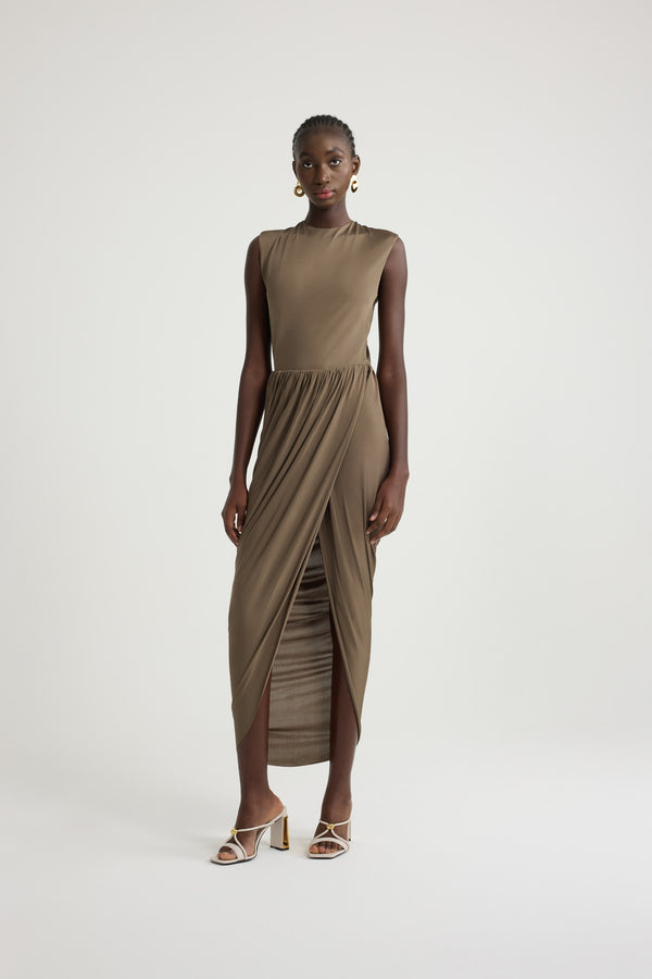 Patou Robe Dos Nu En Jersey Stretch