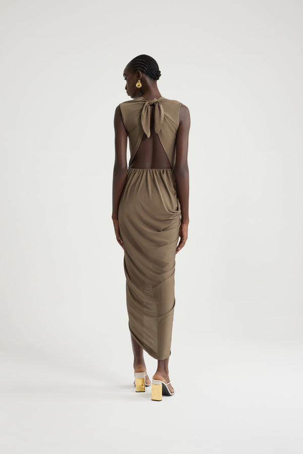 Patou Robe Dos Nu En Jersey Stretch