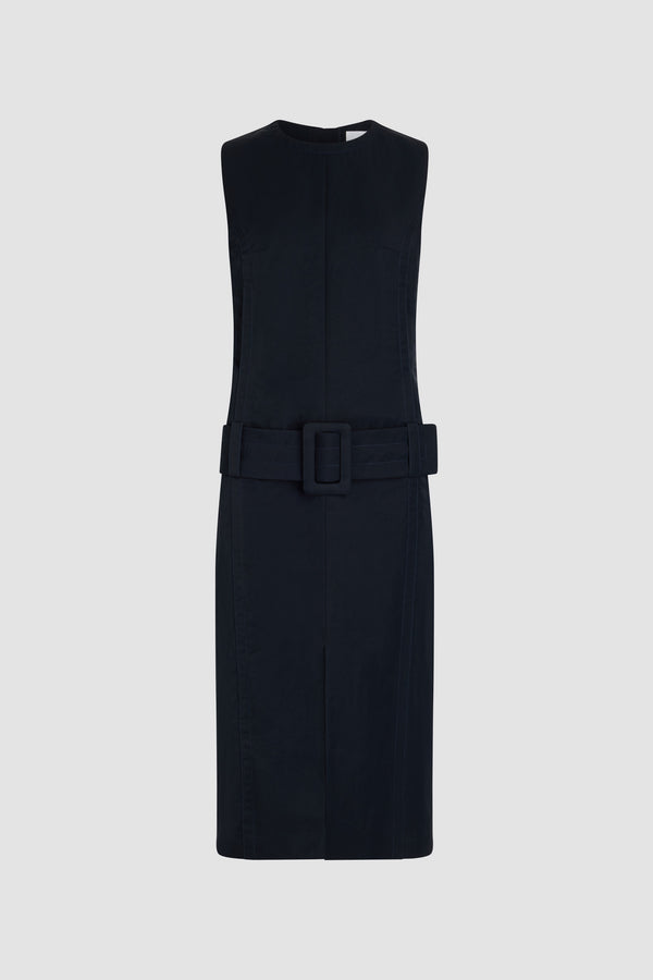 patou Robe midi ceinturée en nylon léger recyclé