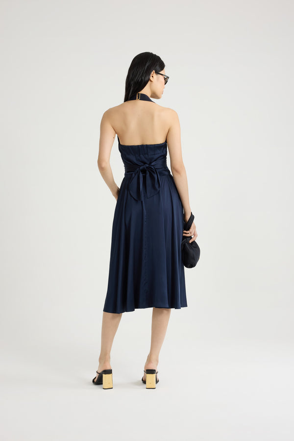 Patou Robe Midi En Satin