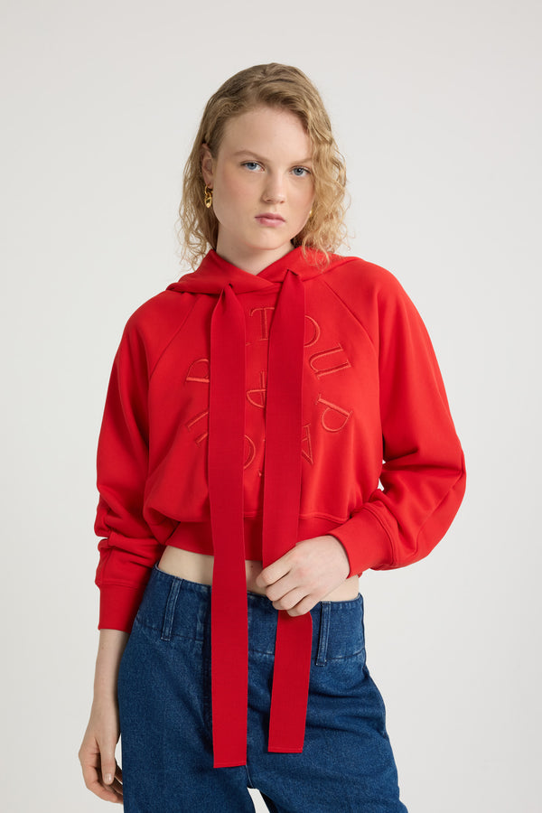 Patou Sweatshirt à Logo Médaillon En Coton Bio