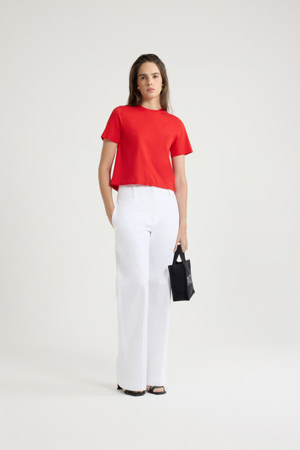 Patou T-shirt Dos Nu En Coton Bio