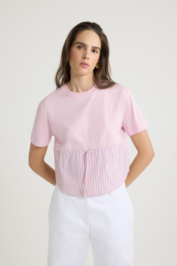 Patou T-shirt Hybride En Coton Bio