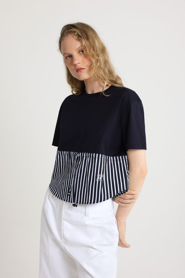 Patou T-shirt Hybride En Coton Bio