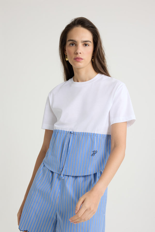 Patou T-shirt Hybride En Coton Bio