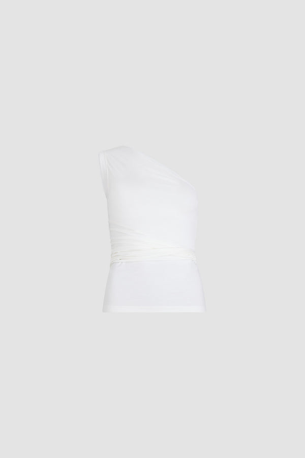 patou Top asymétrique en coton bio stretch