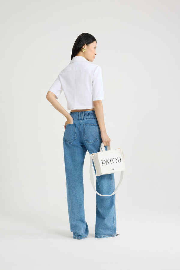 Patou Veste Courte En Gabardine De Coton Bio