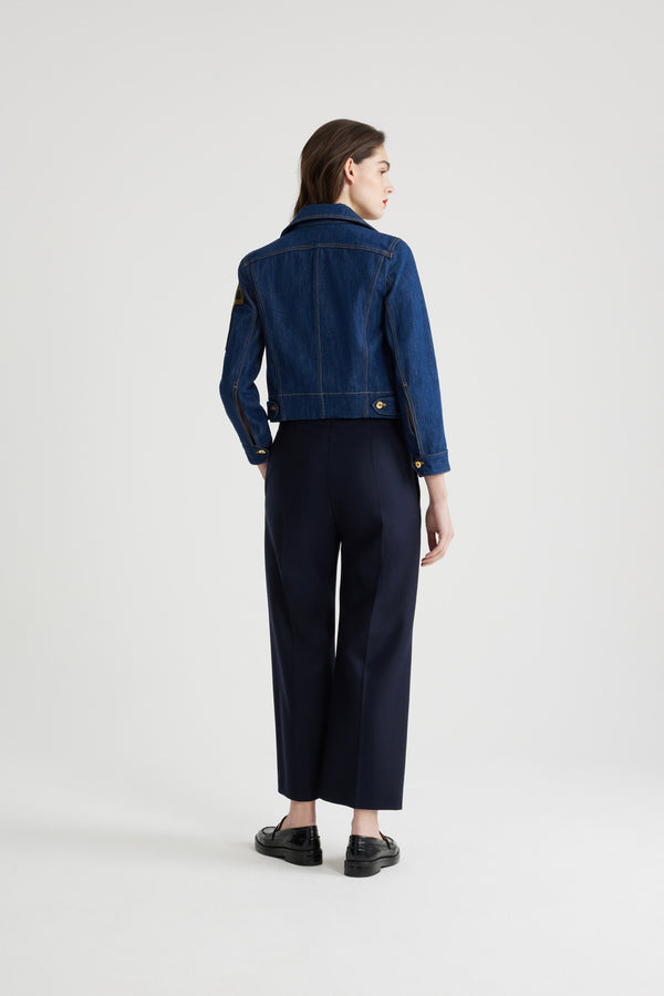 Patou Veste En Denim à Logo Brodé