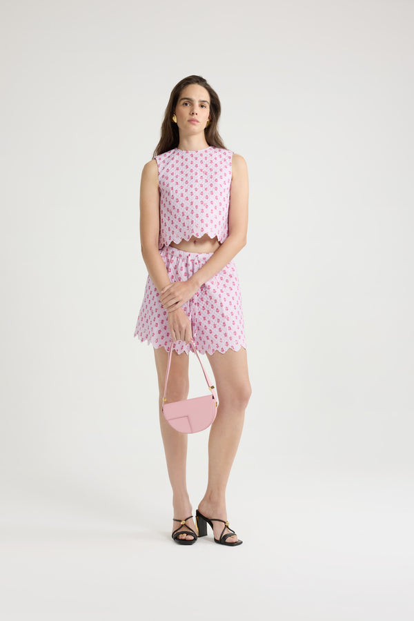 Patou Short En Viscose Mélangée éco-responsable Matelassée Et Imprimée