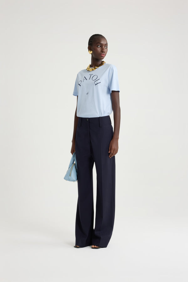 Patou T-shirt à Logo Patou Et Monogramme JP En Coton Bio