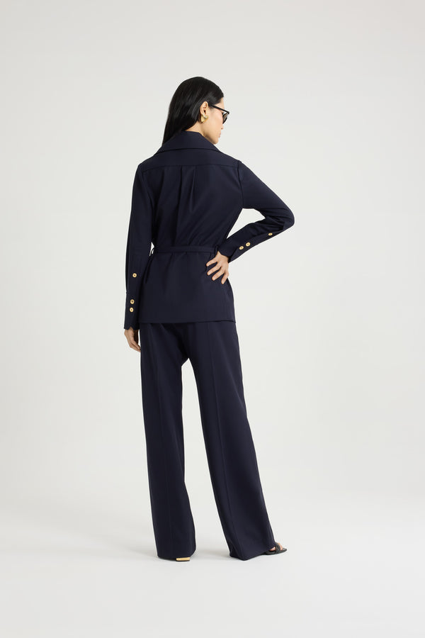 Patou Veste Safari En Sergé De Laine Technique éco-responsable