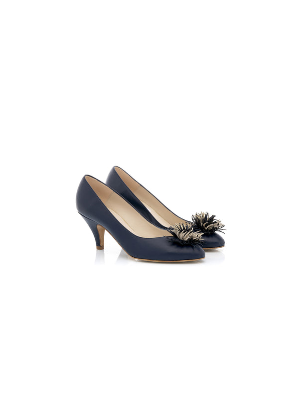 Patricia Blanchet Beach Girls - Cuir Bleu Marine