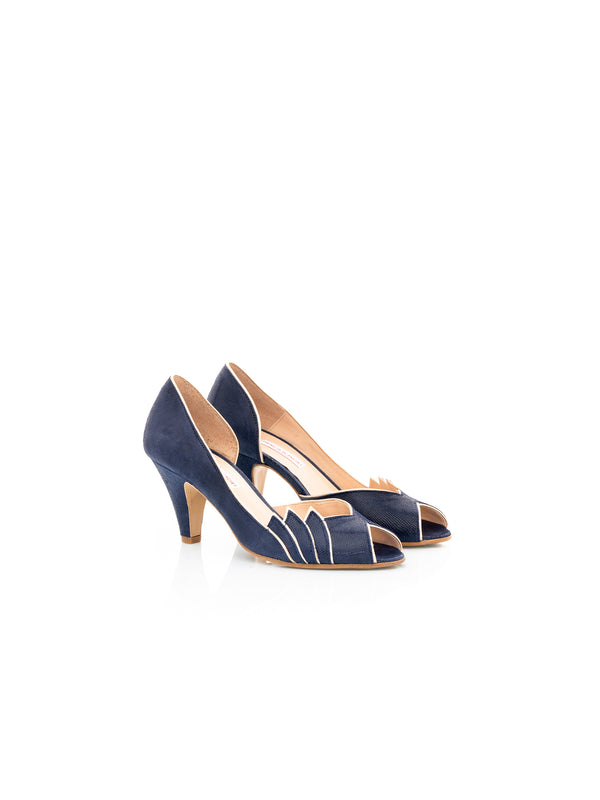 Patricia Blanchet Gaby - Imprimé Bleu Marine