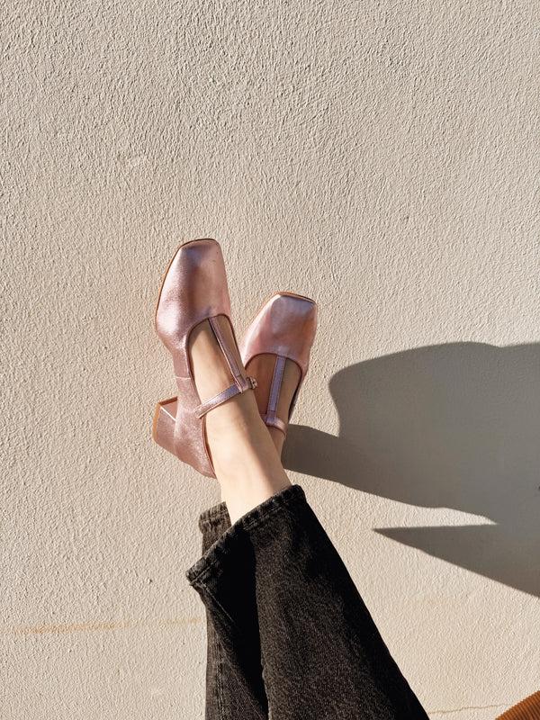 Patricia Blanchet Lolotte - Cuir Rose Métallisé