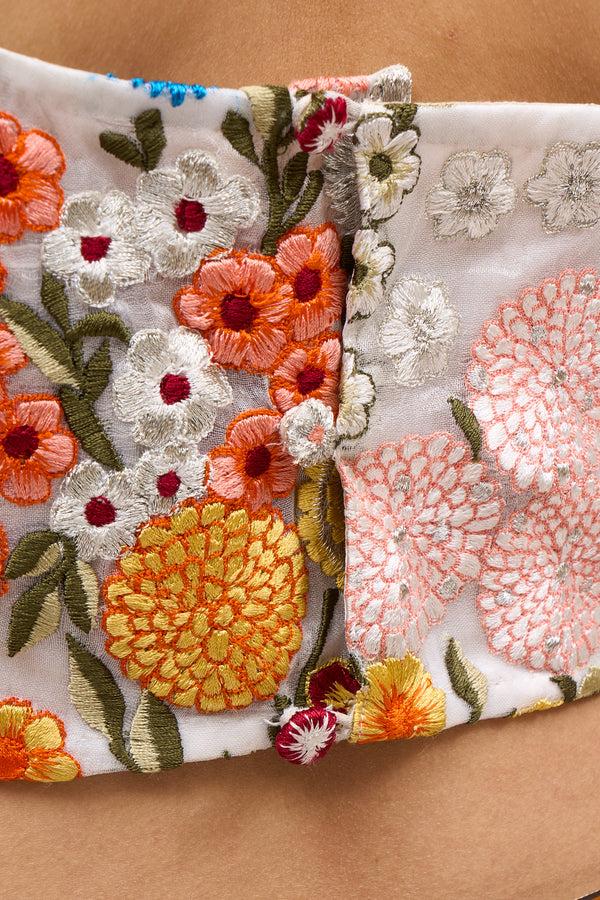 Paul & Joe Brassière Brodée à La Main D'un Motif Floral