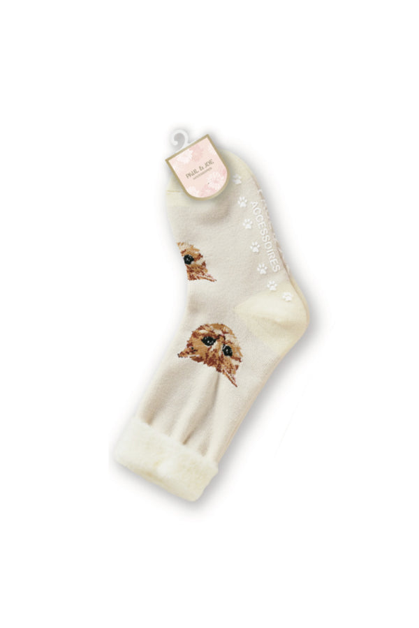 paul & joe Chaussettes mi-hautes imprimées têtes de Nounette