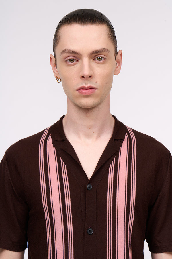 Paul & Joe Chemise En Maille Fine à Rayures Verticales