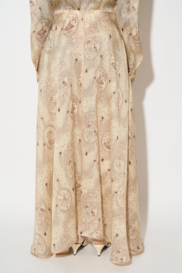 Paul & Joe Jupe En Organza De Soie à Imprimé Exclusif