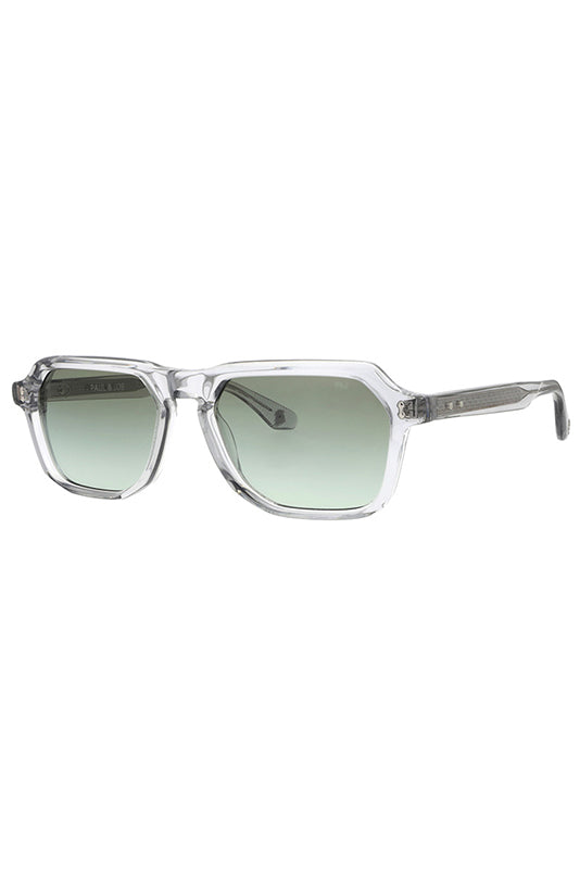 paul & joe Lunettes de soleil style années 70 cristal gris clair