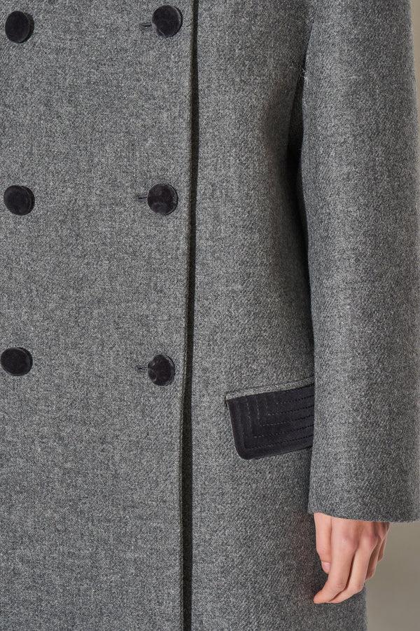 Paul & Joe Manteau Oversize Long En Laine Et Cachemire