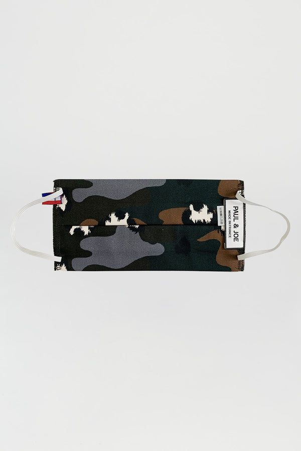Paul & Joe Masque Lavable Français Imprimé Camouflage