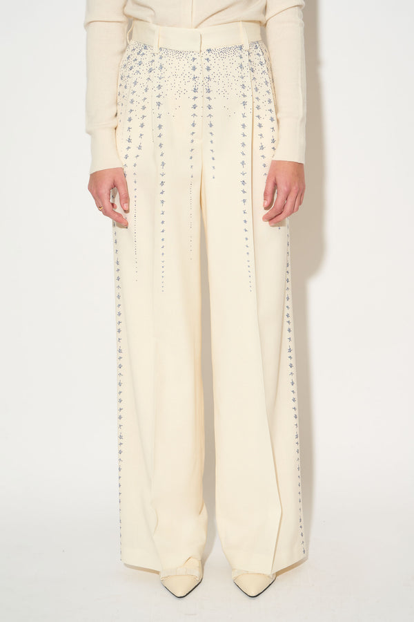 Paul & Joe Pantalon En Laine Vierge à Imprimé Exclusif