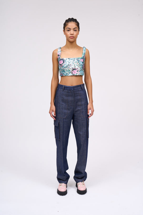 paul & joe Brassière en broderie de sequins