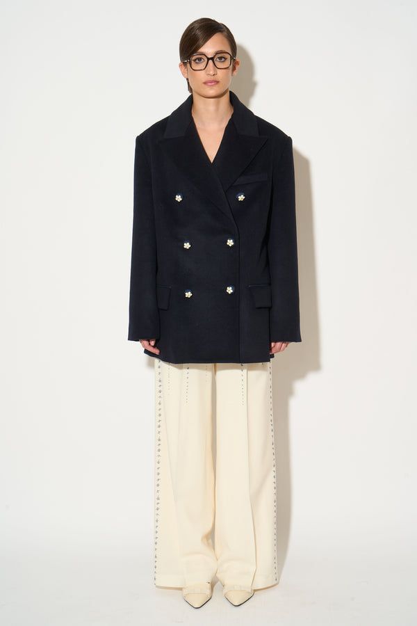 Paul & Joe Caban Croisé En Laine Et Cachemire