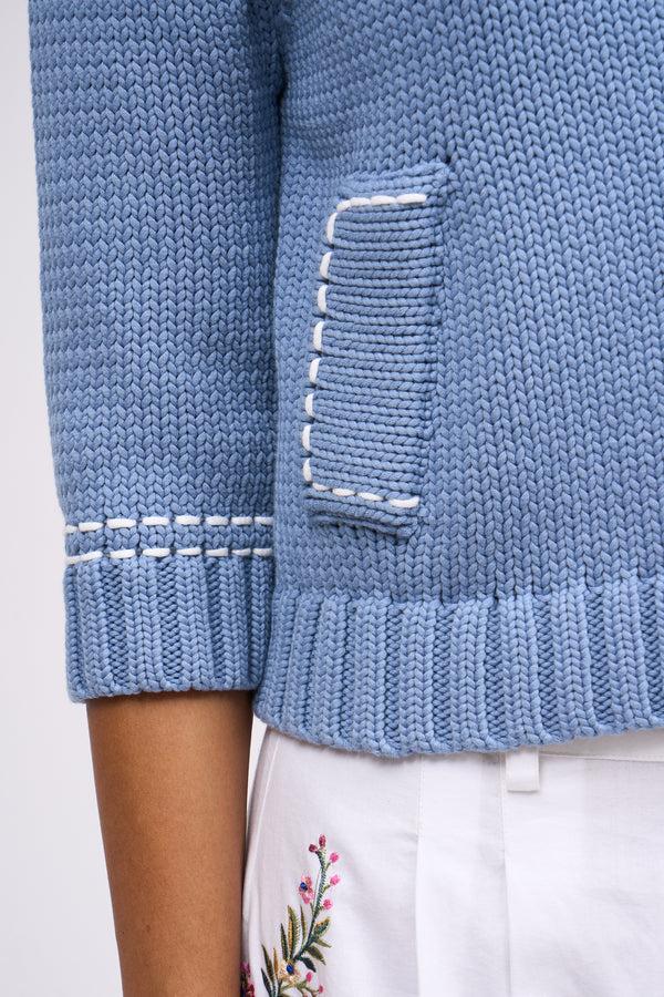 Paul & Joe Cardigan Court En Grosses Mailles