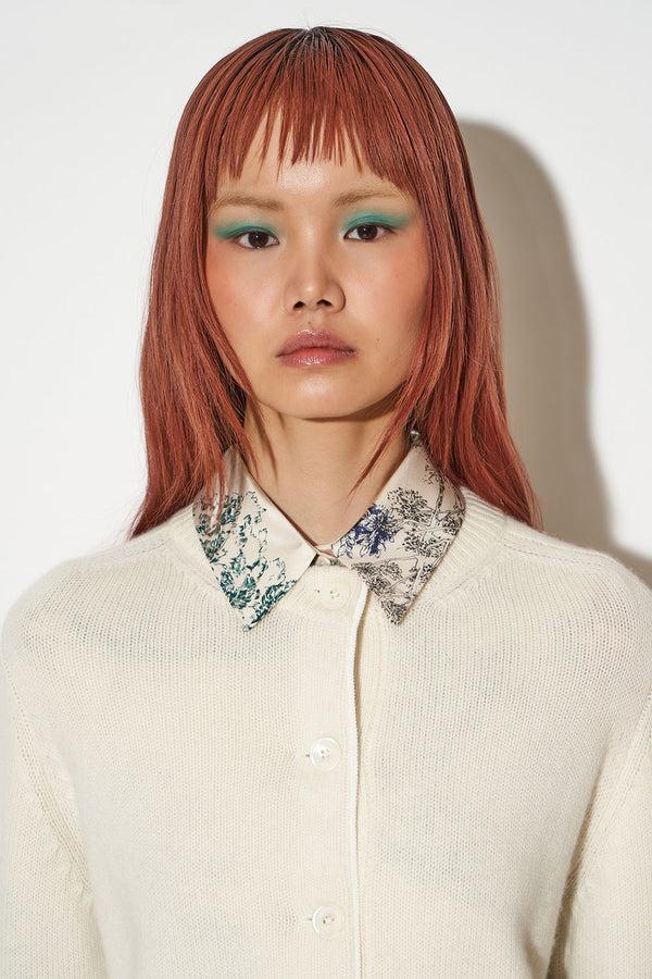 Paul & Joe Cardigan En Cachemire à La Coupe Droite