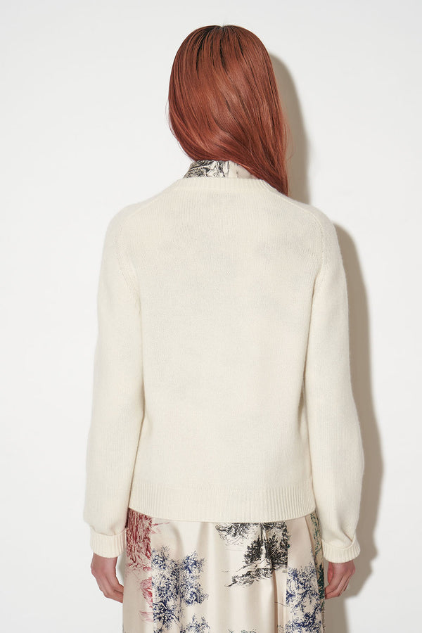 Paul & Joe Cardigan En Cachemire à La Coupe Droite