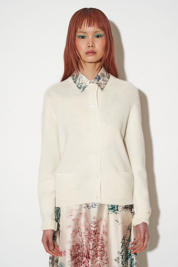 paul & joe Cardigan en cachemire à la coupe droite paul & joe Cardigan en cachemire à la coupe droite