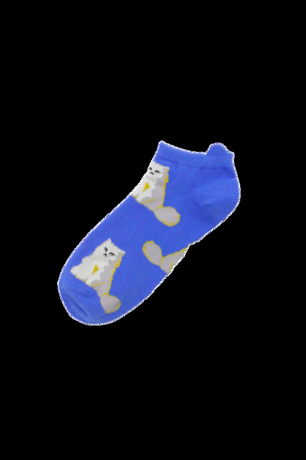 paul & joe Chaussettes basses bleues motif Gipsy