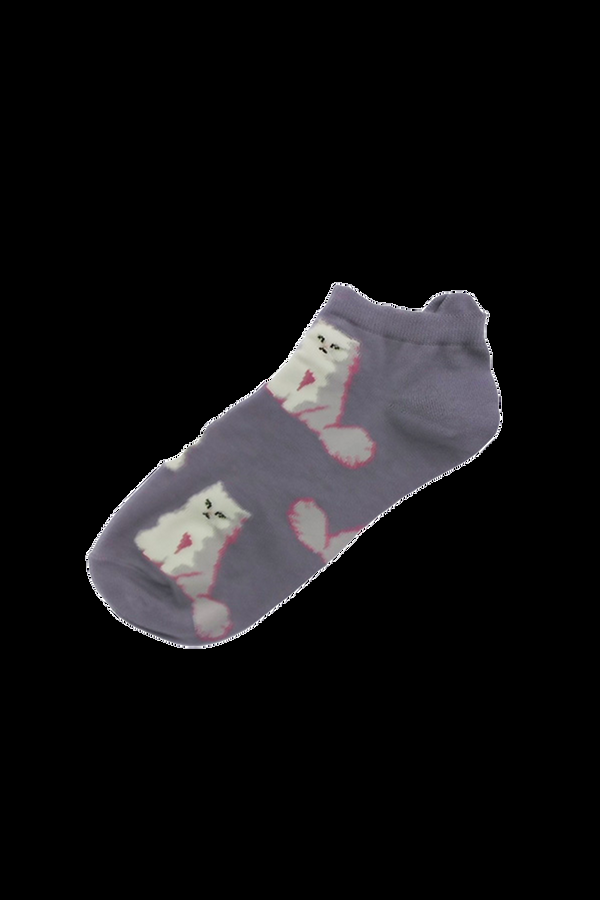 paul & joe Chaussettes basses grises motif Gipsy