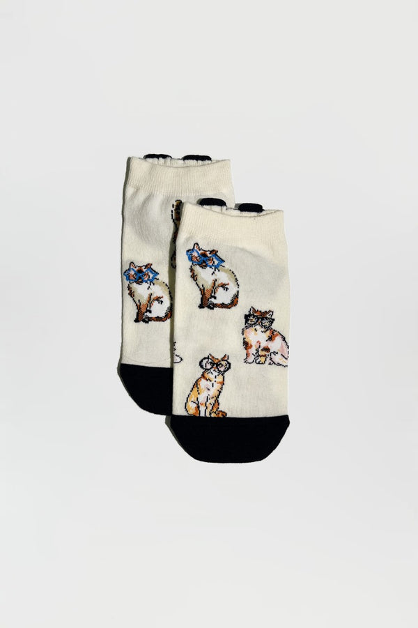 Paul & Joe Chaussettes Basses Motif Chats