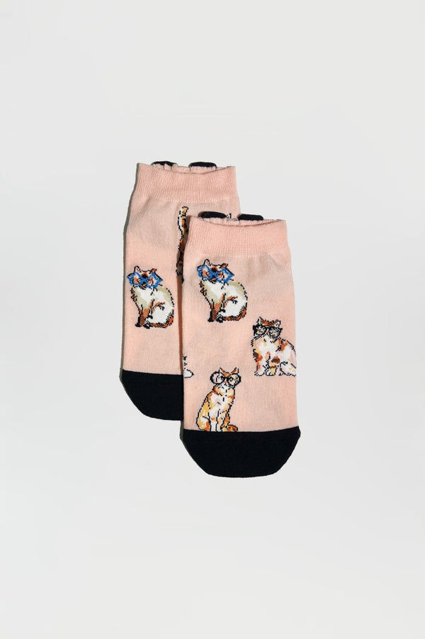 Paul & Joe Chaussettes Basses Motif Chats