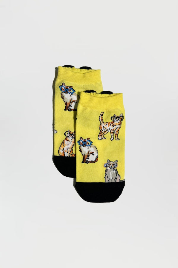 paul & joe Chaussettes basses motif chats