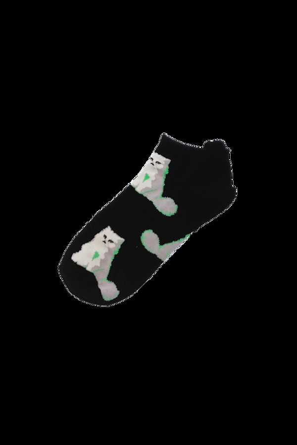 paul & joe Chaussettes basses noires motif Gipsy