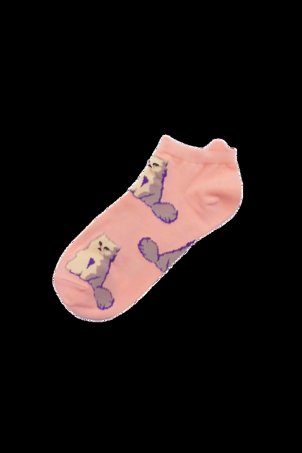 paul & joe Chaussettes basses roses motif Gipsy