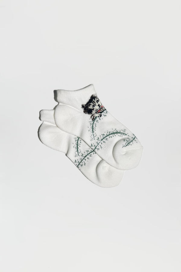 paul & joe Chaussettes imprimées chat