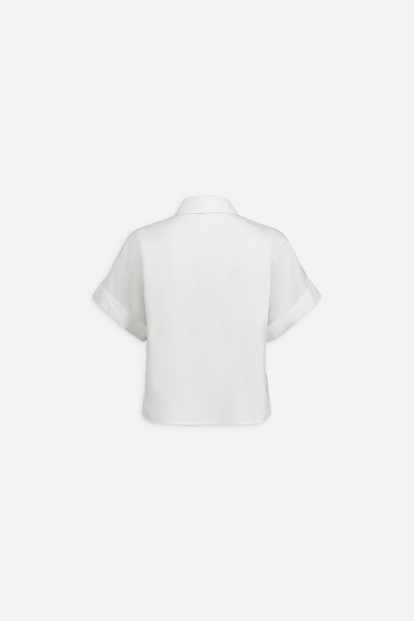 Paul & Joe Chemise Courte En Popeline De Coton