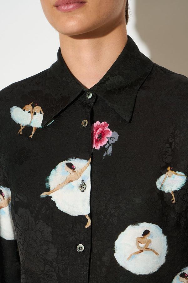 Paul & Joe Chemise En Jacquard De Viscose