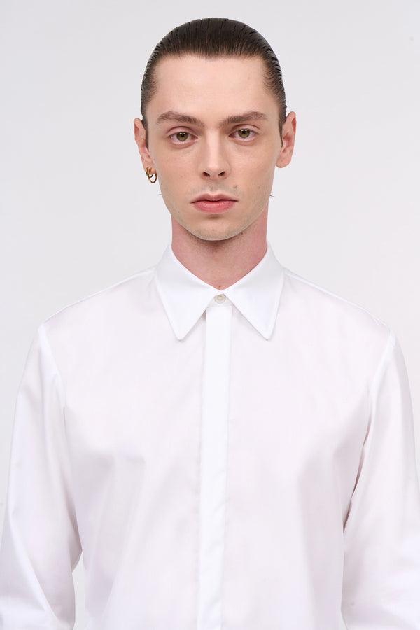 Paul & Joe Chemise En Popeline De Coton Coupe Droite