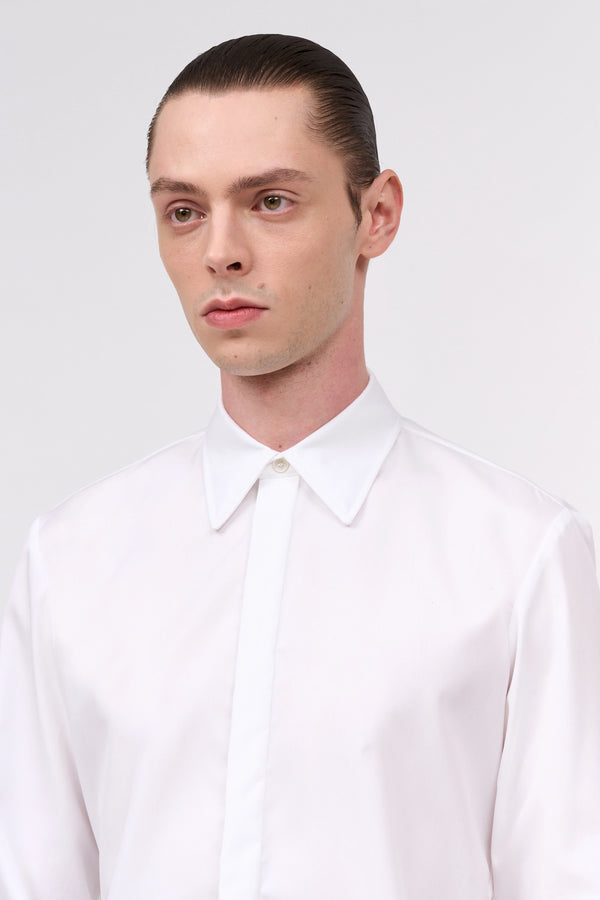 Paul & Joe Chemise En Popeline De Coton Coupe Droite