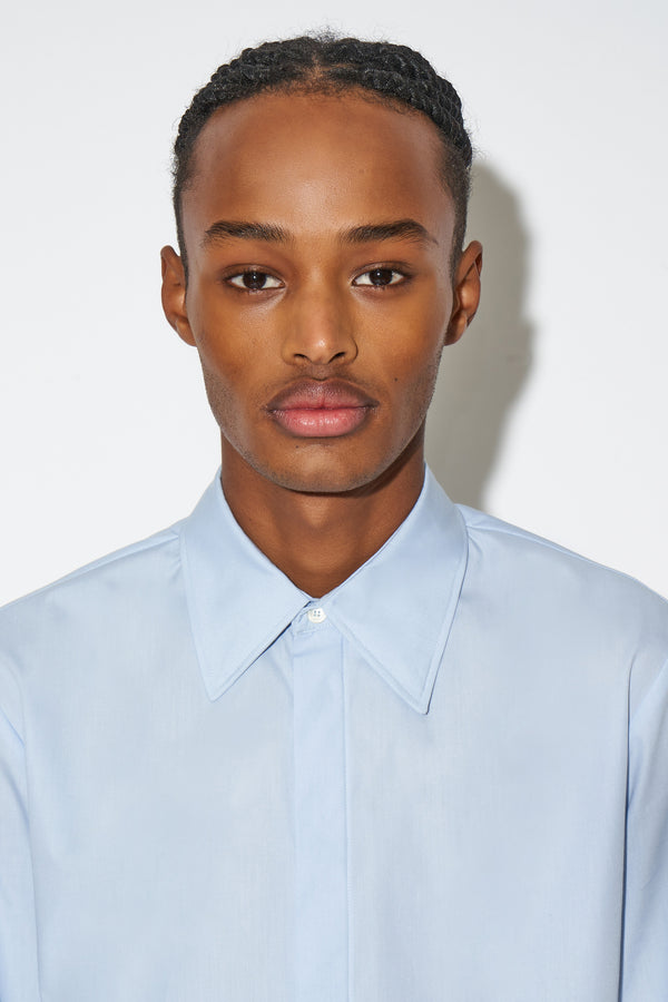 Paul & Joe Chemise En Popeline De Coton Coupe Droite