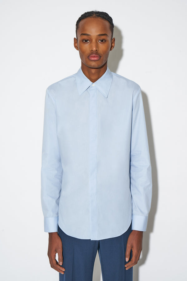 paul & joe Chemise en popeline de coton coupe droite