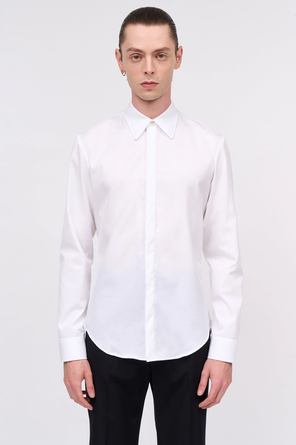 paul & joe Chemise en popeline de coton coupe droite